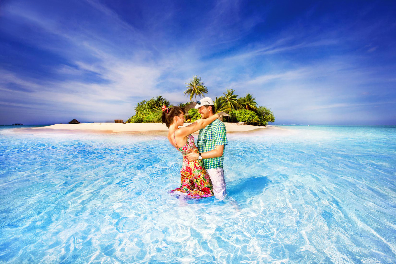 Мальдивы: рай для влюбленных