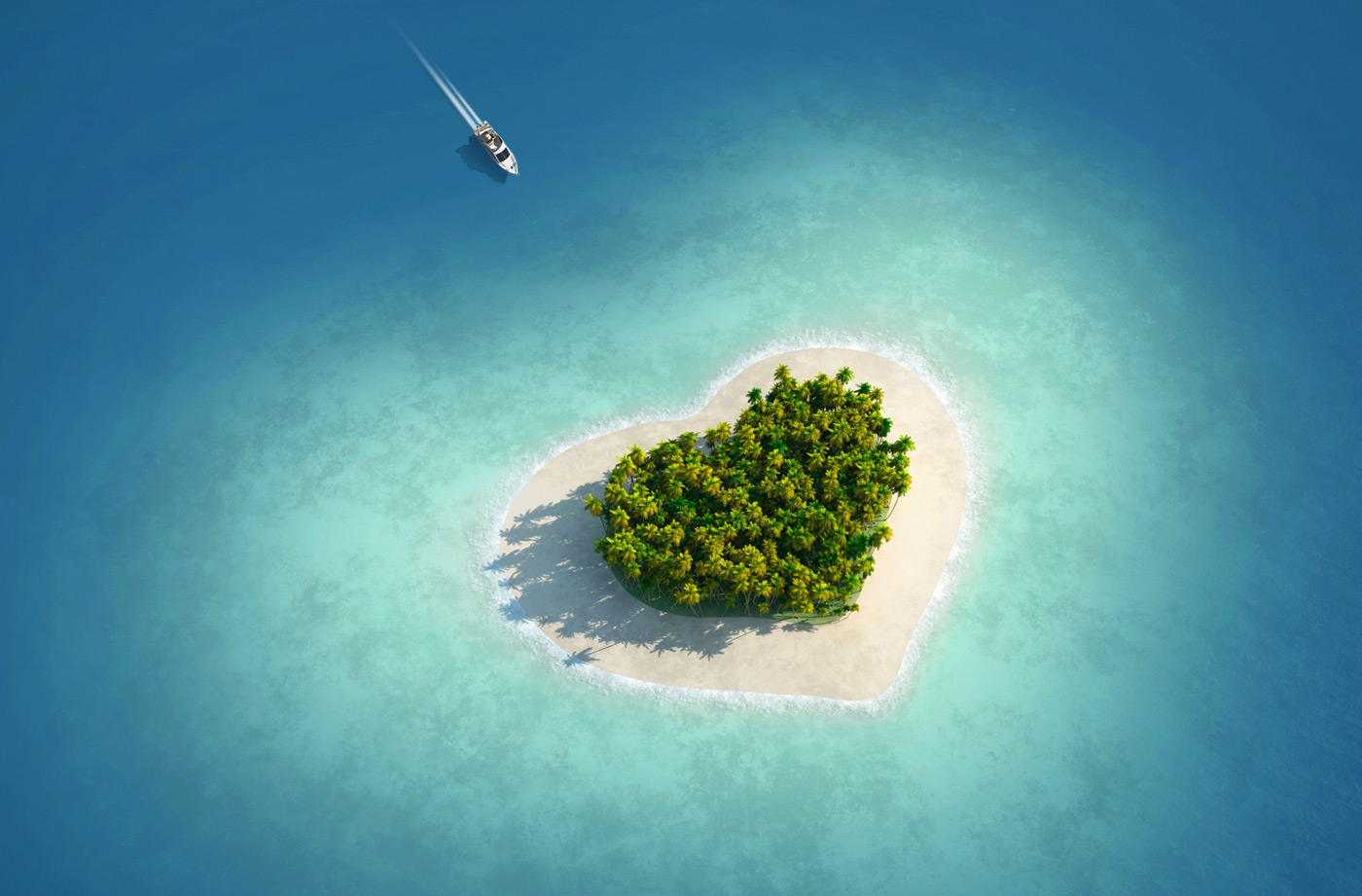 Острова в форме сердца
